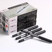 白雪 PVR-155 直液式走珠笔 子弹型0.5 红色 12支/盒