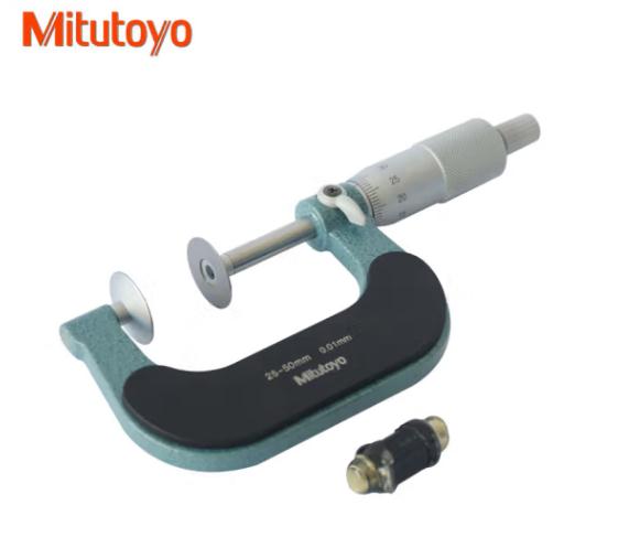 三丰公法线外径千分尺 螺旋测微仪器 齿轮测量 100-125_0.01mm (货期7-15天)（123-105）